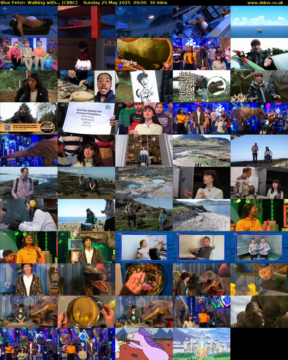 Blue Peter: Walking with... (CBBC) Sunday 25 May 2025 09:00 - 09:30