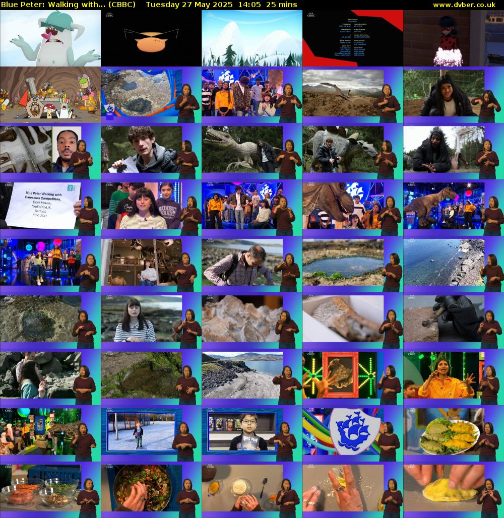 Blue Peter: Walking with... (CBBC) Tuesday 27 May 2025 14:05 - 14:30