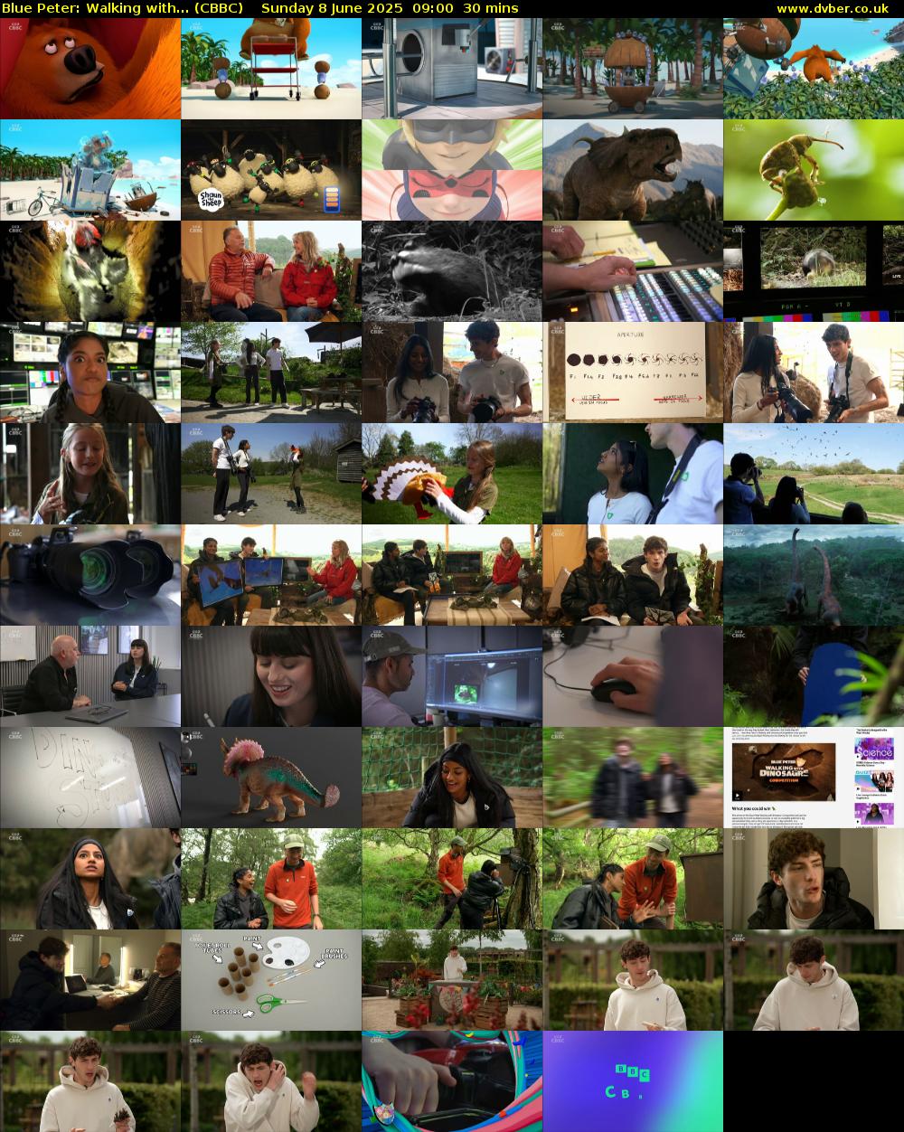 Blue Peter: Walking with... (CBBC) Sunday 8 June 2025 09:00 - 09:30