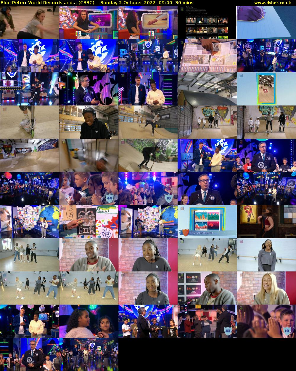 Blue Peter: World Records and... (CBBC) Sunday 2 October 2022 09:00 - 09:30