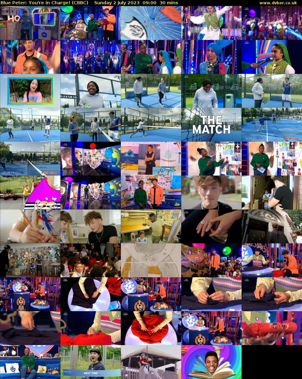 Blue Peter: You're in Charge! (CBBC) Sunday 2 July 2023 09:00 - 09:30