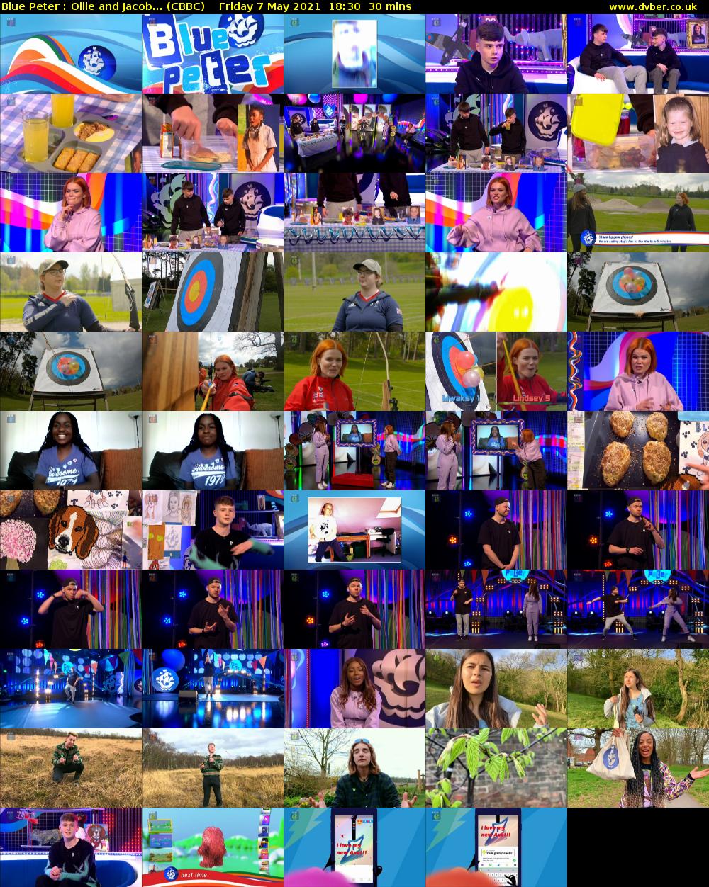 Blue Peter : Ollie and Jacob... (CBBC) Friday 7 May 2021 18:30 - 19:00