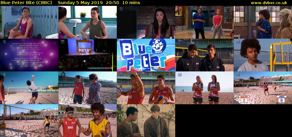 Blue Peter Bite (CBBC) Sunday 5 May 2019 20:50 - 21:00