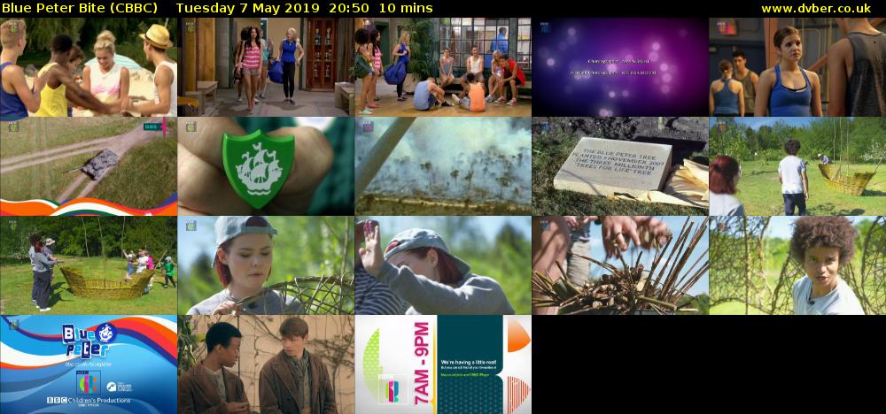 Blue Peter Bite (CBBC) Tuesday 7 May 2019 20:50 - 21:00