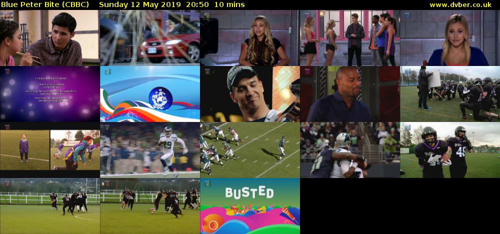 Blue Peter Bite (CBBC) Sunday 12 May 2019 20:50 - 21:00
