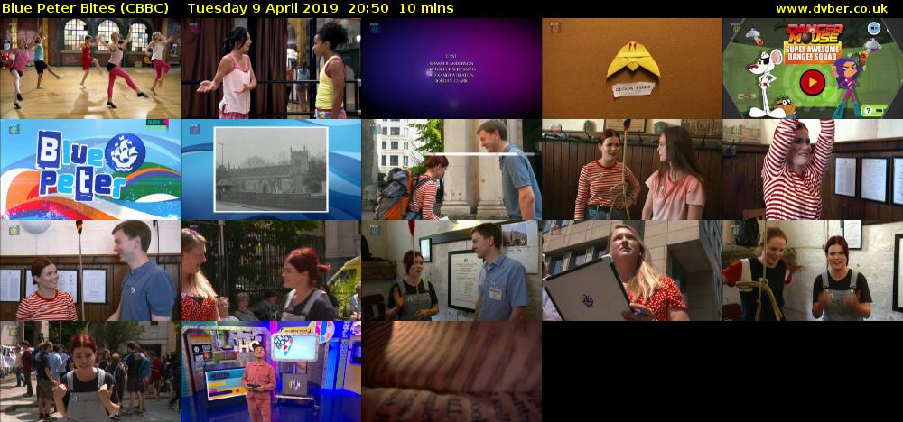 Blue Peter Bites (CBBC) Tuesday 9 April 2019 20:50 - 21:00