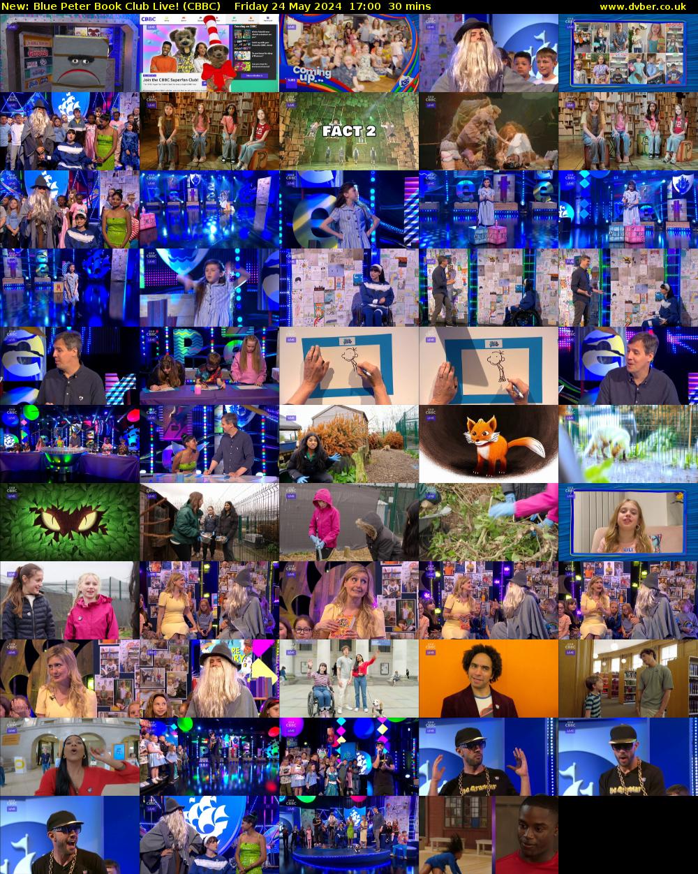 Blue Peter Book Club Live! (CBBC) Friday 24 May 2024 17:00 - 17:30