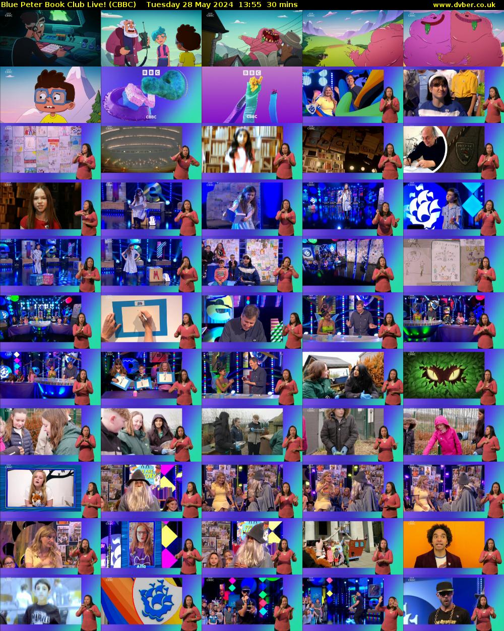 Blue Peter Book Club Live! (CBBC) Tuesday 28 May 2024 13:55 - 14:25