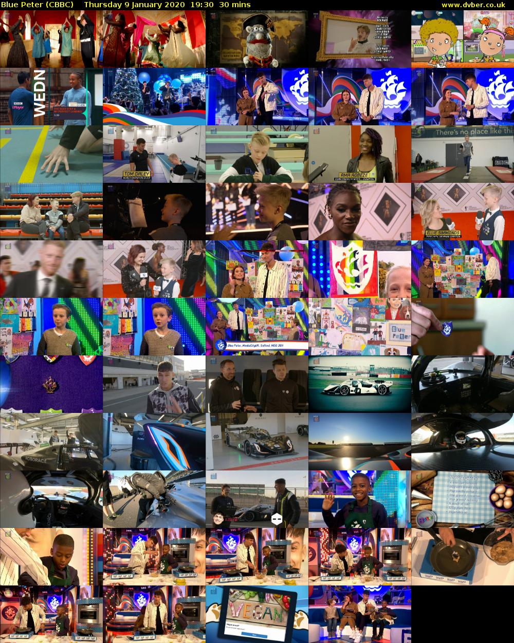 Blue Peter (CBBC) Thursday 9 January 2020 19:30 - 20:00