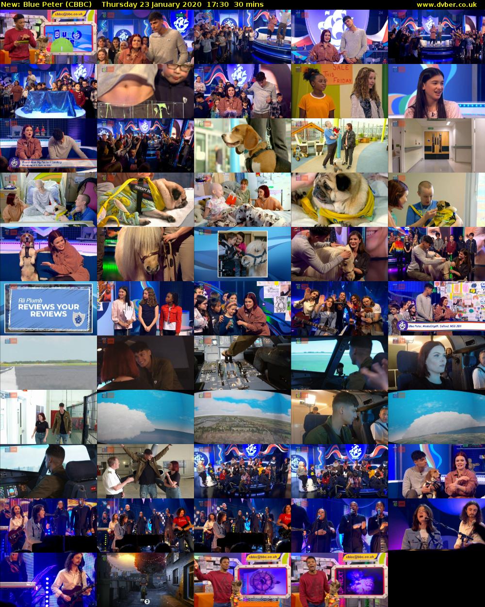 Blue Peter (CBBC) Thursday 23 January 2020 17:30 - 18:00