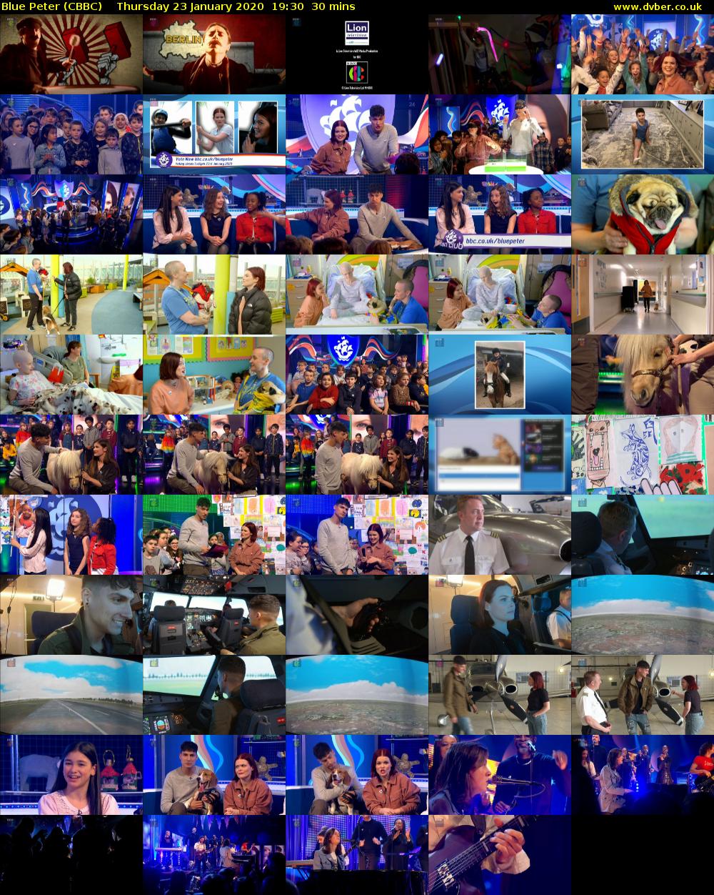 Blue Peter (CBBC) Thursday 23 January 2020 19:30 - 20:00