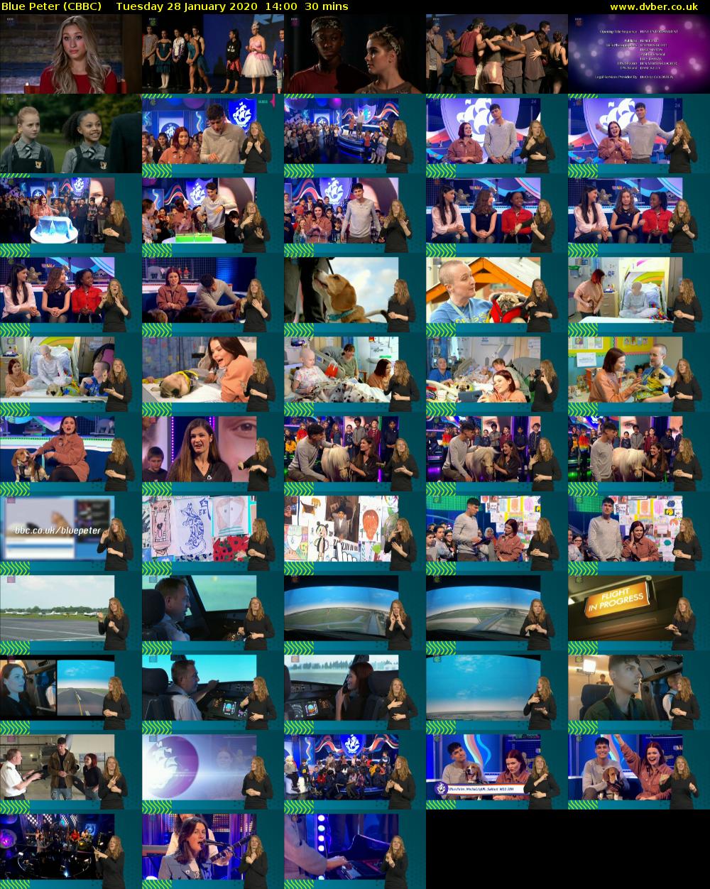 Blue Peter (CBBC) Tuesday 28 January 2020 14:00 - 14:30