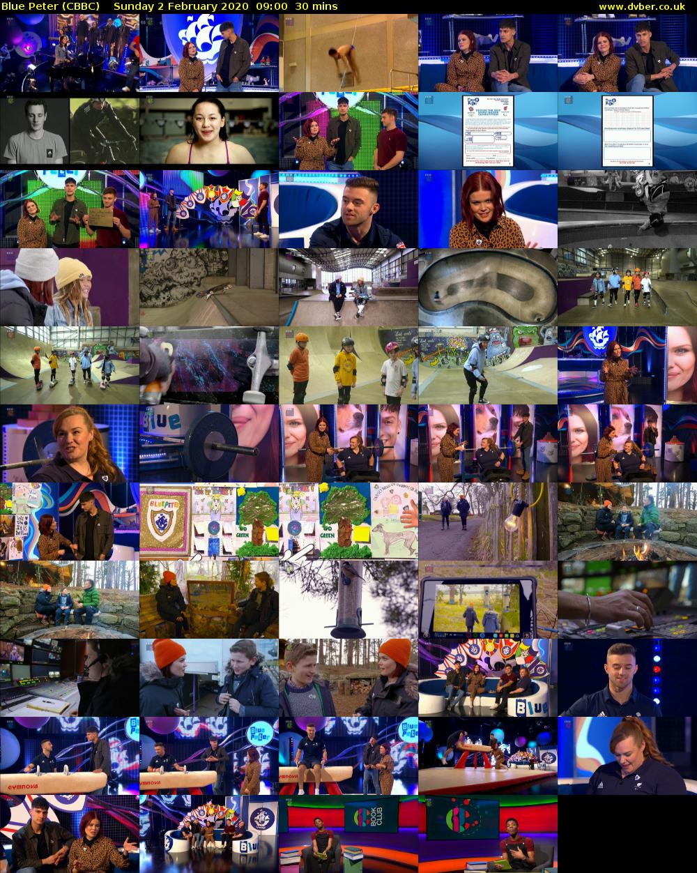 Blue Peter (CBBC) Sunday 2 February 2020 09:00 - 09:30