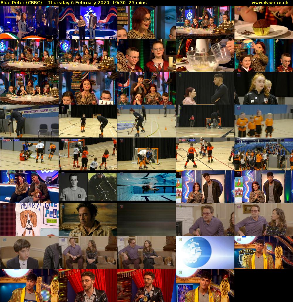 Blue Peter (CBBC) Thursday 6 February 2020 19:30 - 19:55