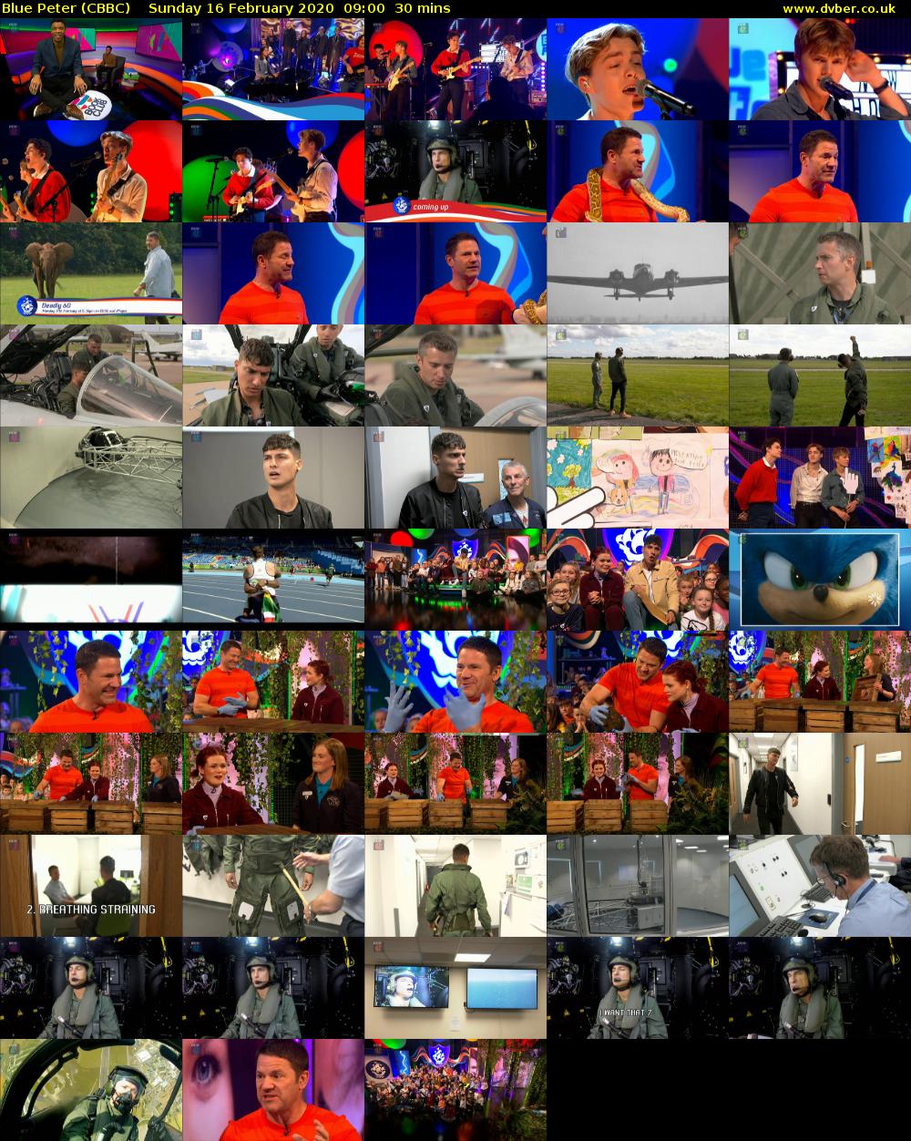 Blue Peter (CBBC) Sunday 16 February 2020 09:00 - 09:30