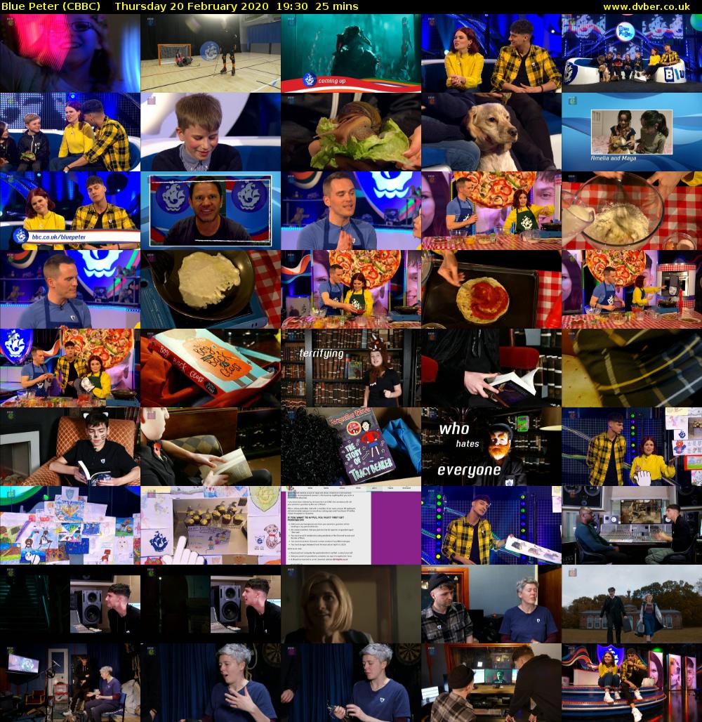 Blue Peter (CBBC) Thursday 20 February 2020 19:30 - 19:55