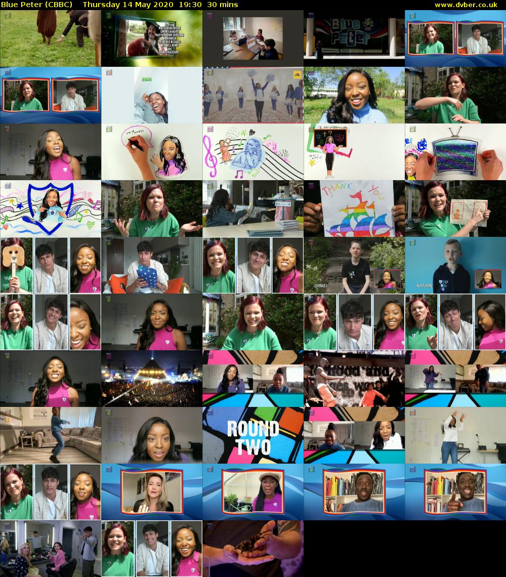 Blue Peter (CBBC) Thursday 14 May 2020 19:30 - 20:00