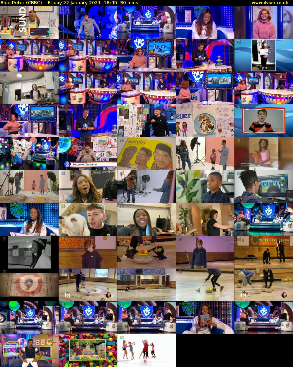 Blue Peter (CBBC) Friday 22 January 2021 18:45 - 19:15