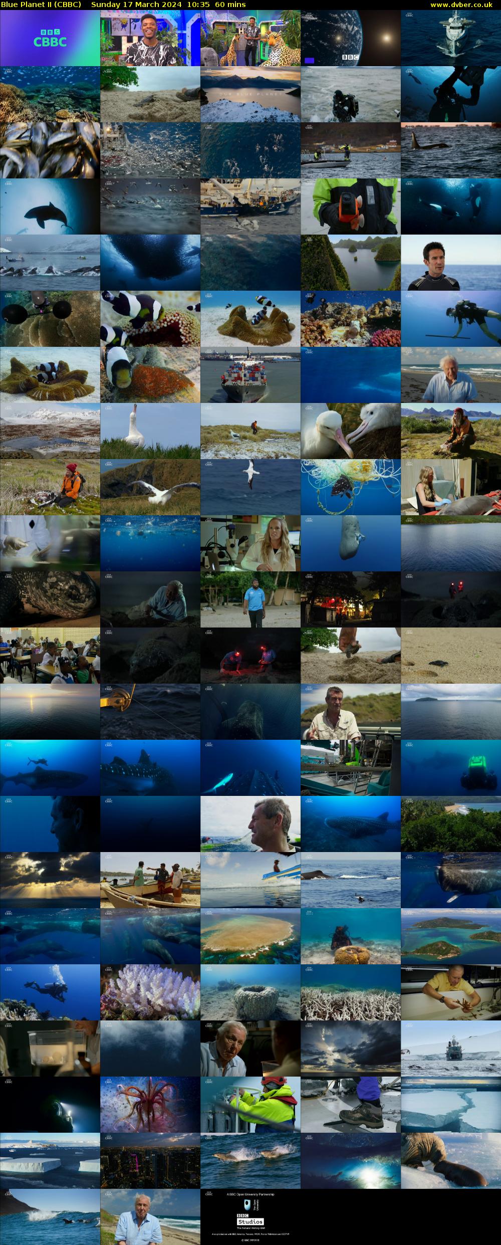 Blue Planet II (CBBC) Sunday 17 March 2024 10:35 - 11:35