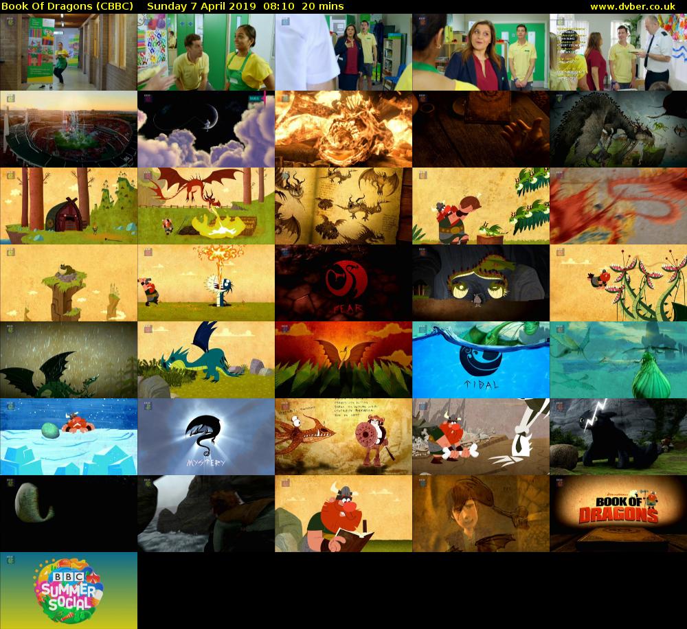 Book of Dragons (CBBC) Sunday 7 April 2019 08:10 - 08:30