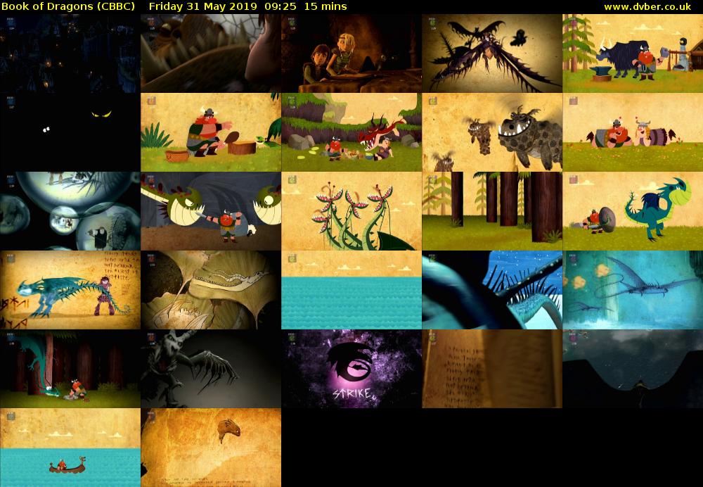 Book of Dragons (CBBC) Friday 31 May 2019 09:25 - 09:40