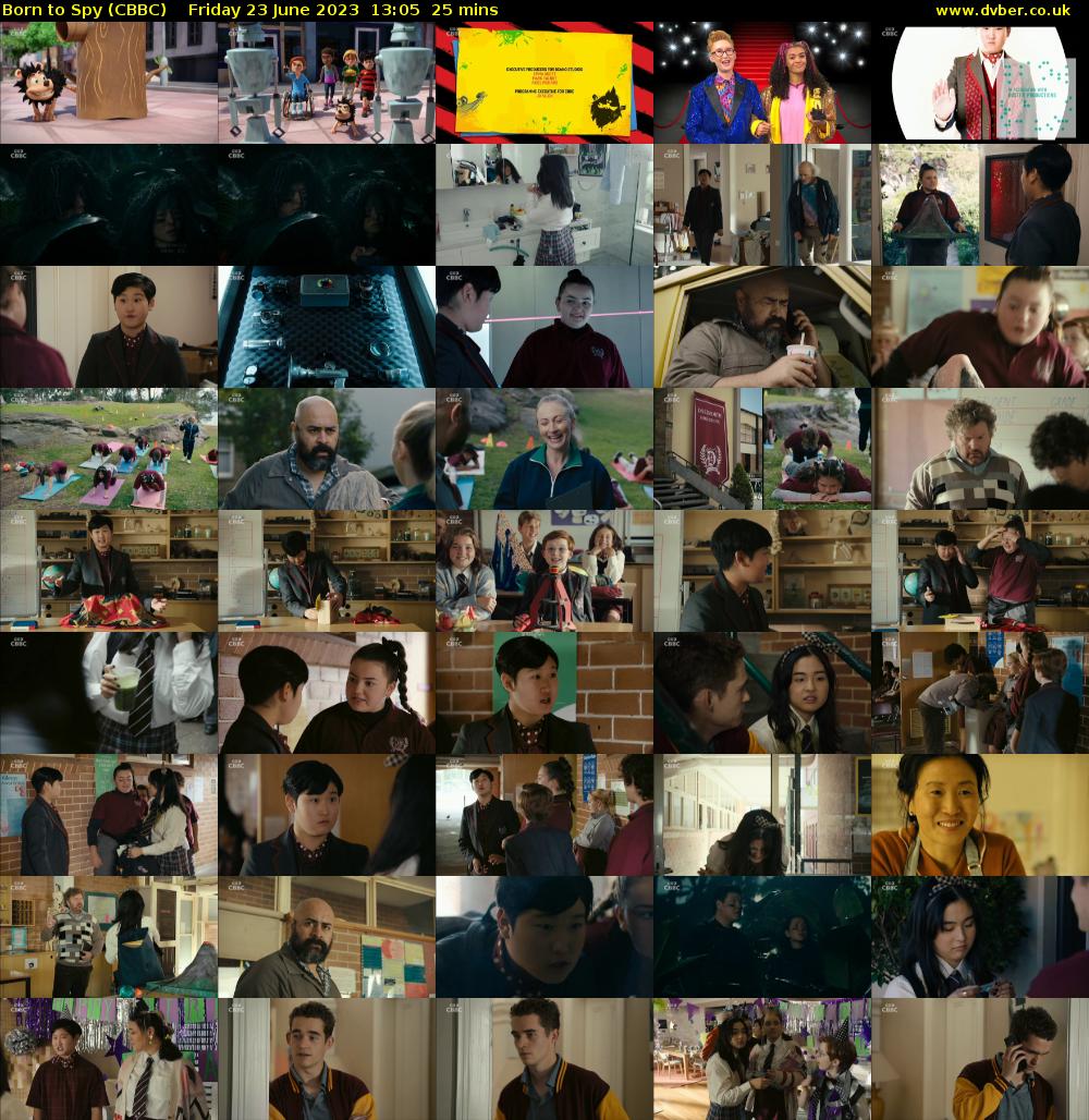 Born to Spy (CBBC) Friday 23 June 2023 13:05 - 13:30
