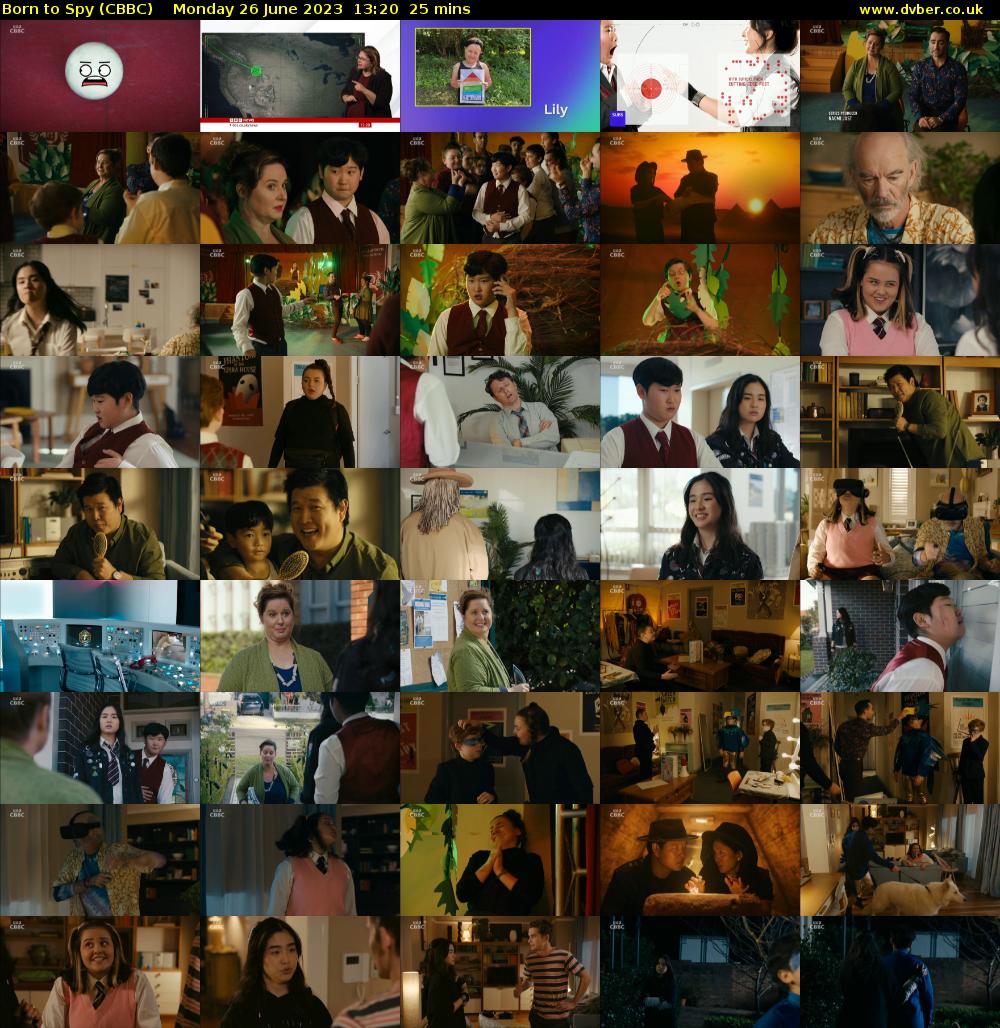 Born to Spy (CBBC) Monday 26 June 2023 13:20 - 13:45