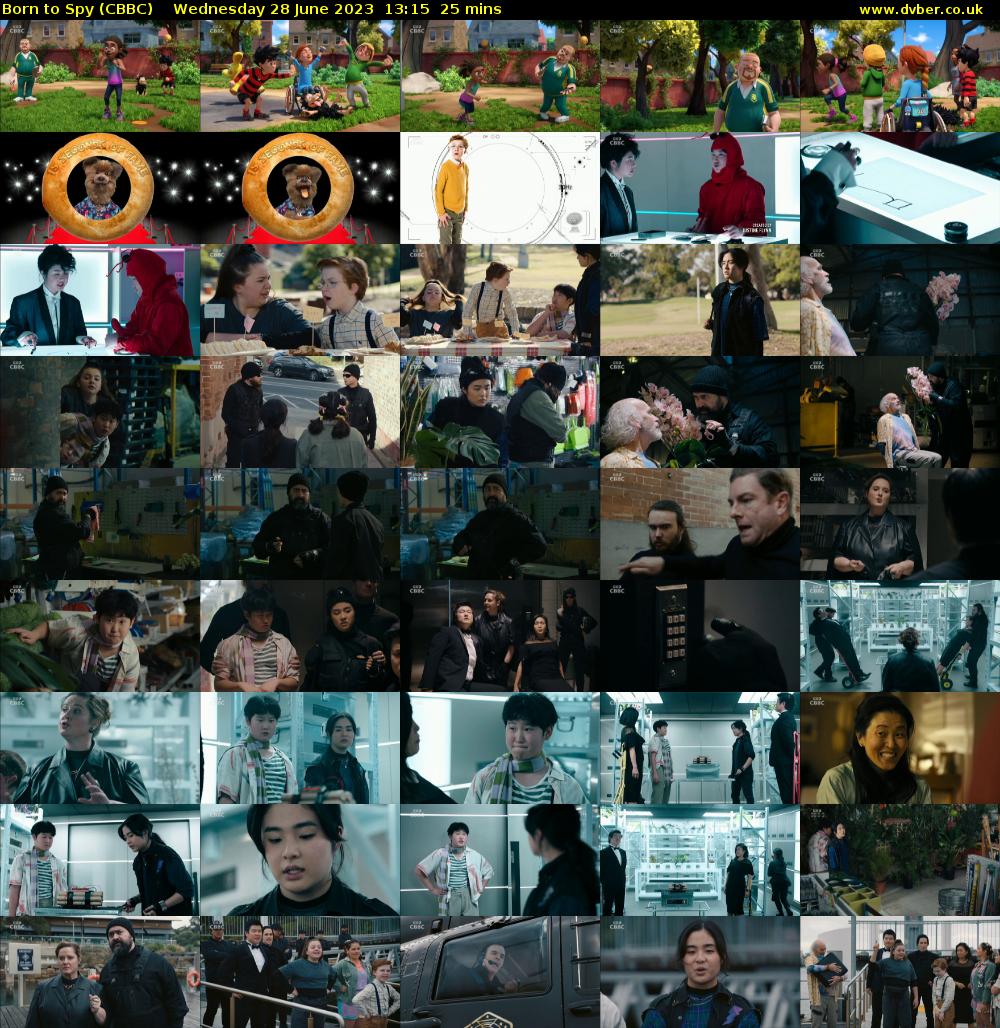 Born to Spy (CBBC) Wednesday 28 June 2023 13:15 - 13:40