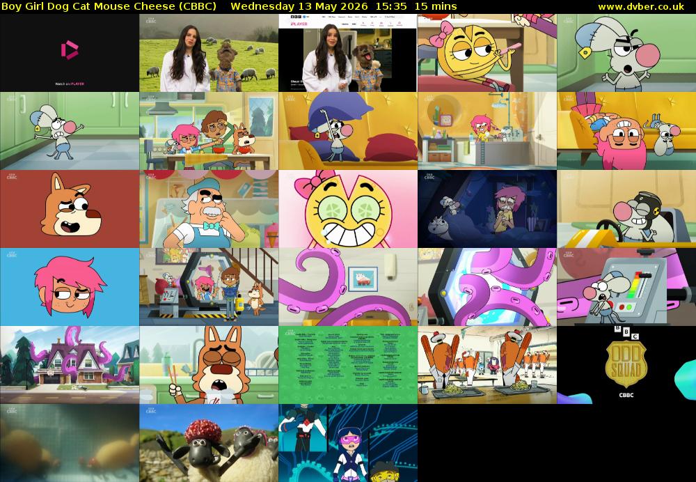 Boy Girl Dog Cat Mouse Cheese (CBBC) Wednesday 13 May 2026 15:35 - 15:50
