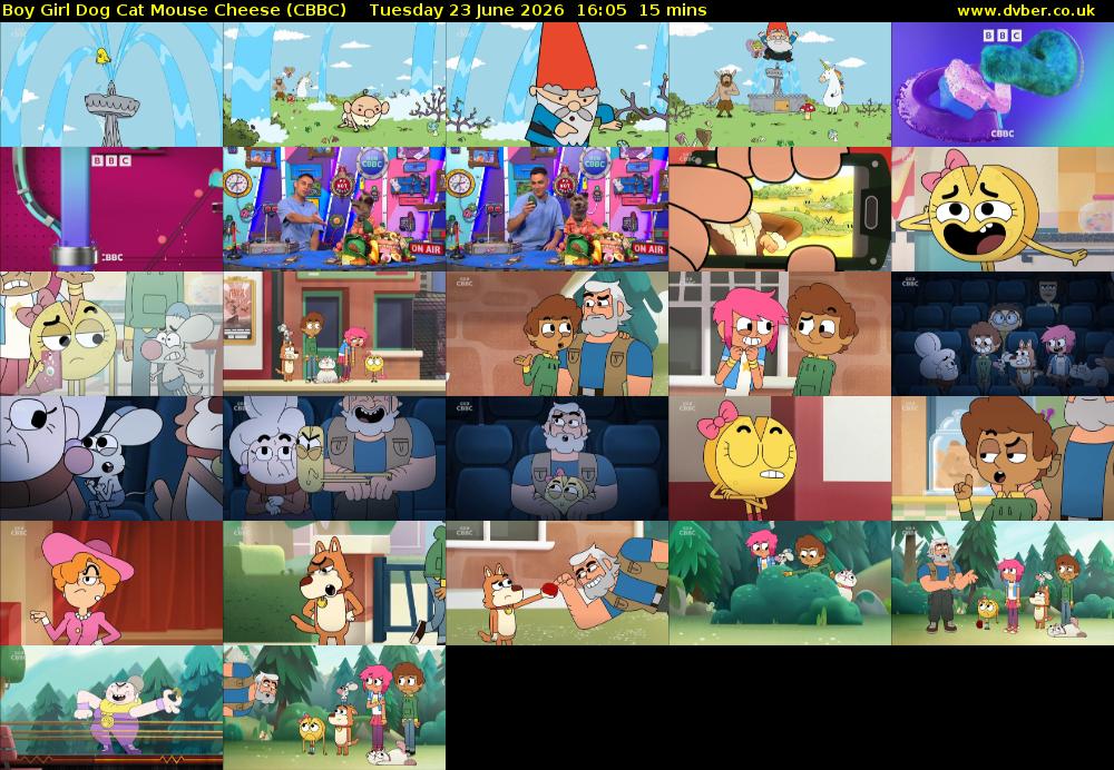 Boy Girl Dog Cat Mouse Cheese (CBBC) Tuesday 23 June 2026 16:05 - 16:20