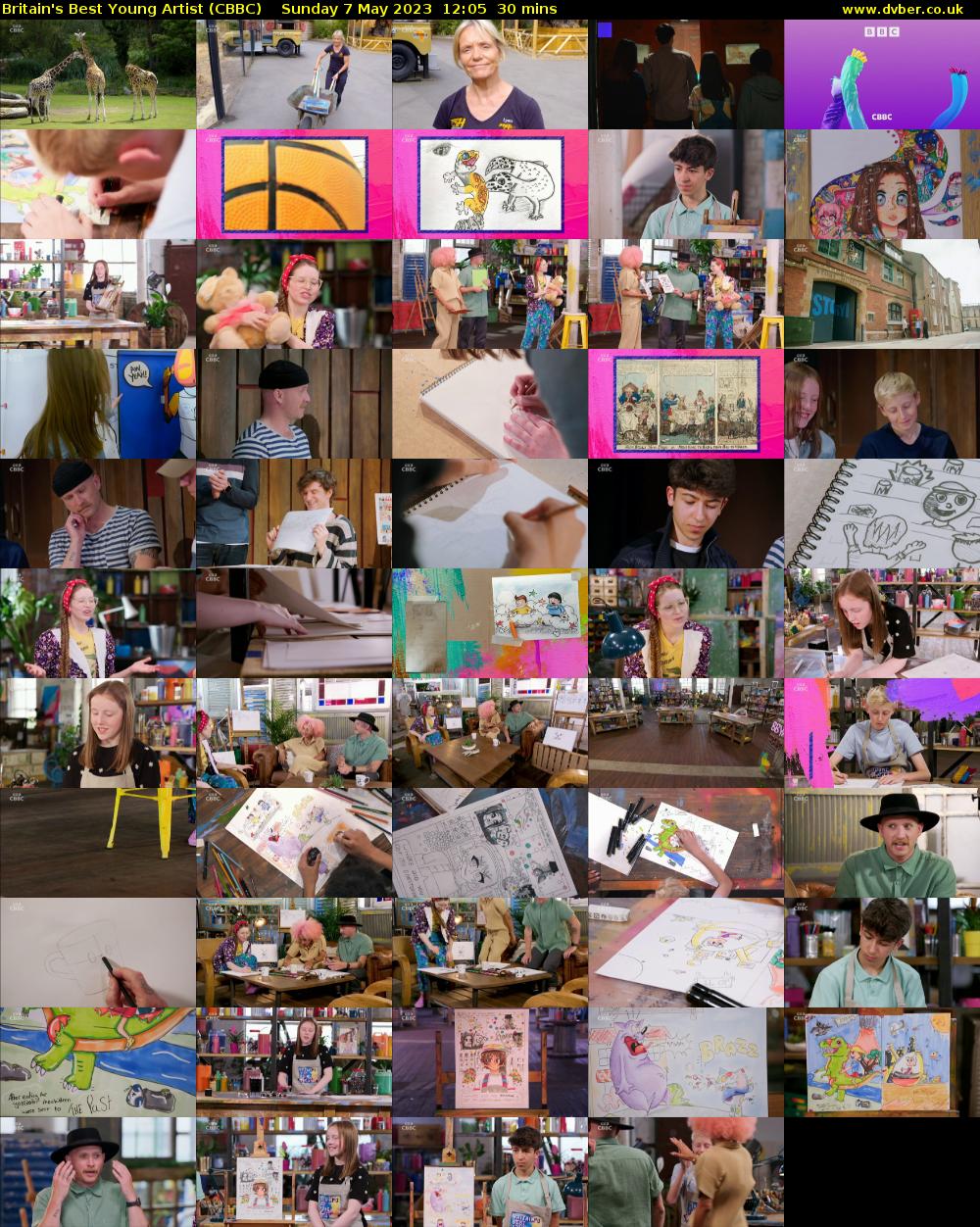 Britain's Best Young Artist (CBBC) Sunday 7 May 2023 12:05 - 12:35