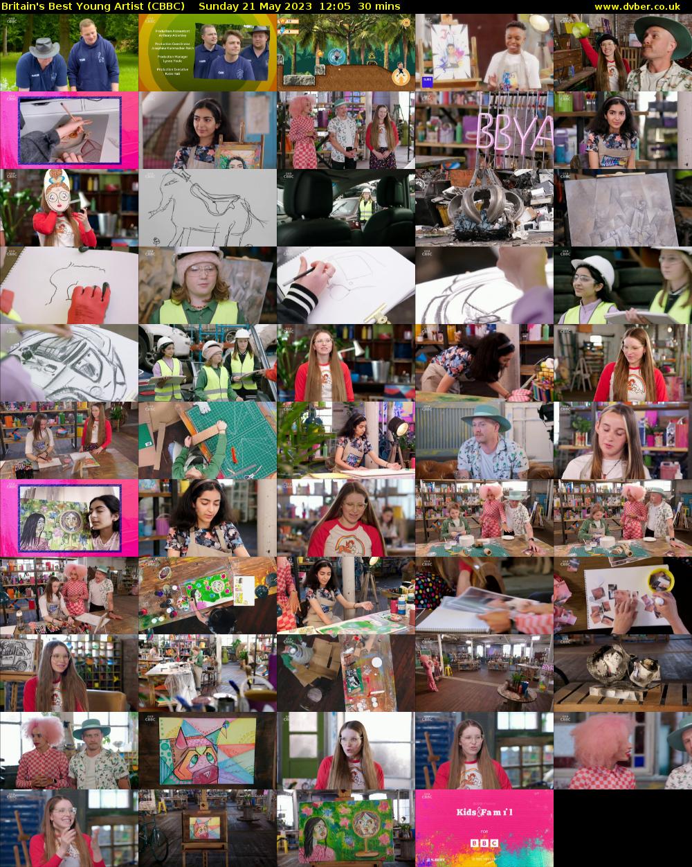 Britain's Best Young Artist (CBBC) Sunday 21 May 2023 12:05 - 12:35