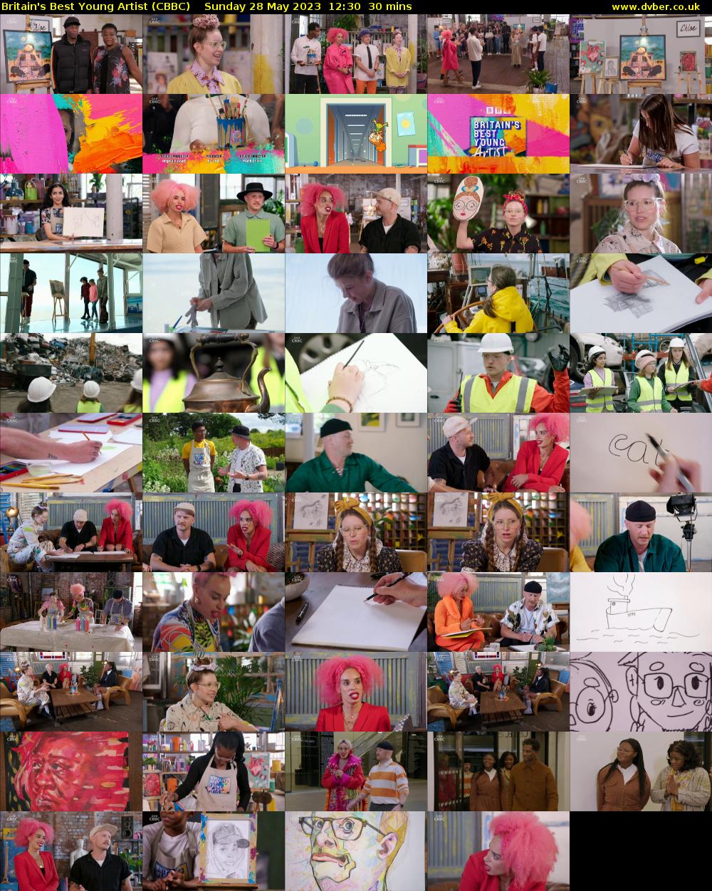 Britain's Best Young Artist (CBBC) Sunday 28 May 2023 12:30 - 13:00