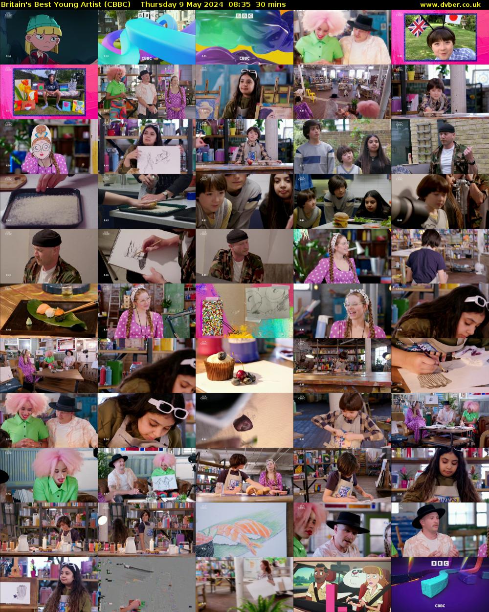 Britain's Best Young Artist (CBBC) Thursday 9 May 2024 08:35 - 09:05