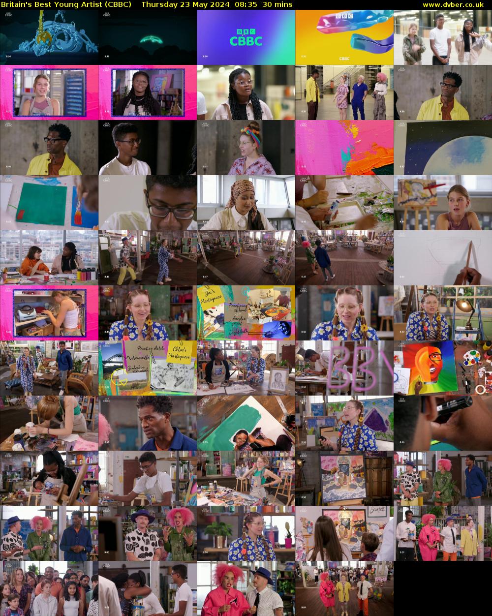 Britain's Best Young Artist (CBBC) Thursday 23 May 2024 08:35 - 09:05