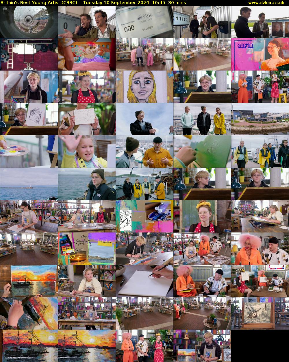 Britain's Best Young Artist (CBBC) Tuesday 10 September 2024 10:45 - 11:15