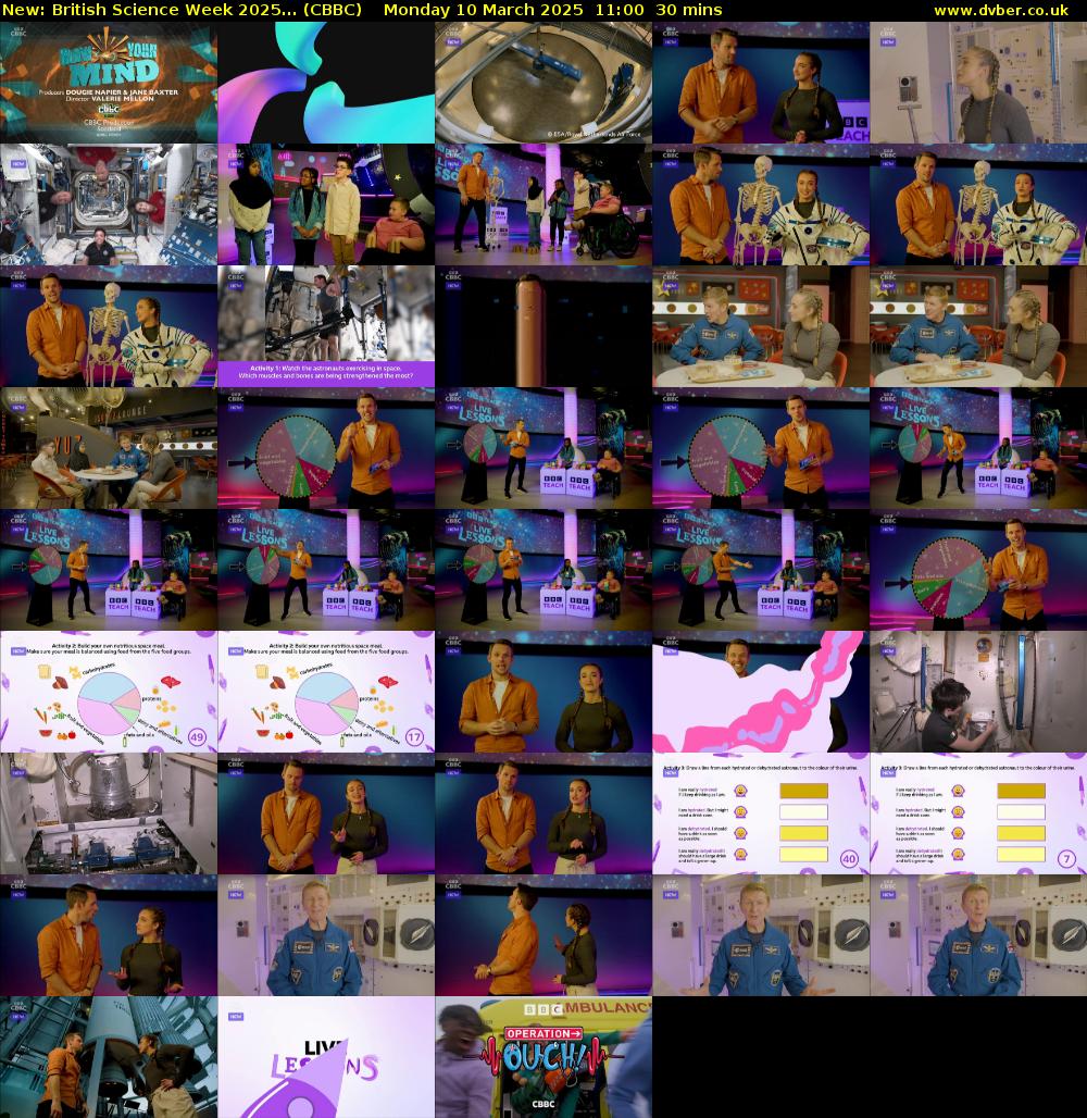 British Science Week 2025... (CBBC) Monday 10 March 2025 11:00 - 11:30