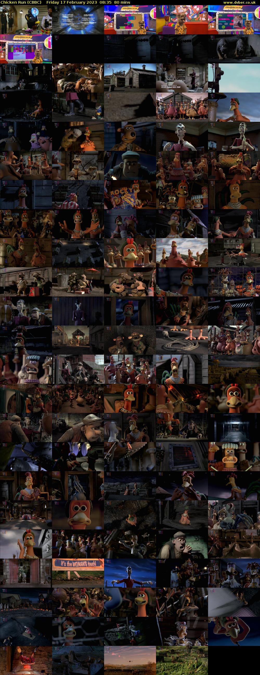 Chicken Run (CBBC) Friday 17 February 2023 08:35 - 09:55