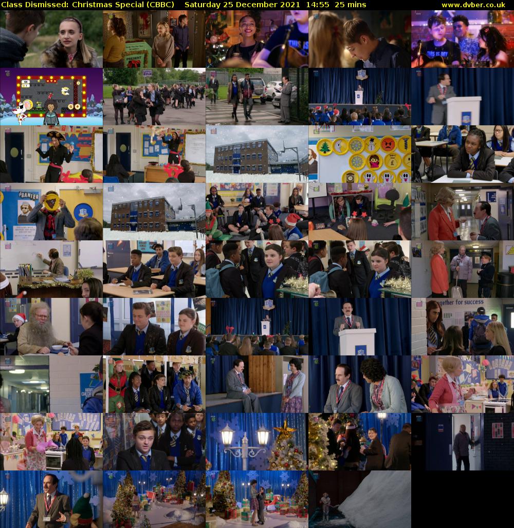 Class Dismissed: Christmas Special (CBBC) Saturday 25 December 2021 14:55 - 15:20