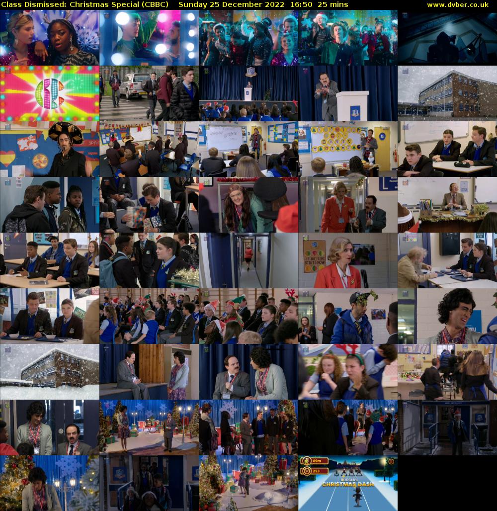 Class Dismissed: Christmas Special (CBBC) Sunday 25 December 2022 16:50 - 17:15