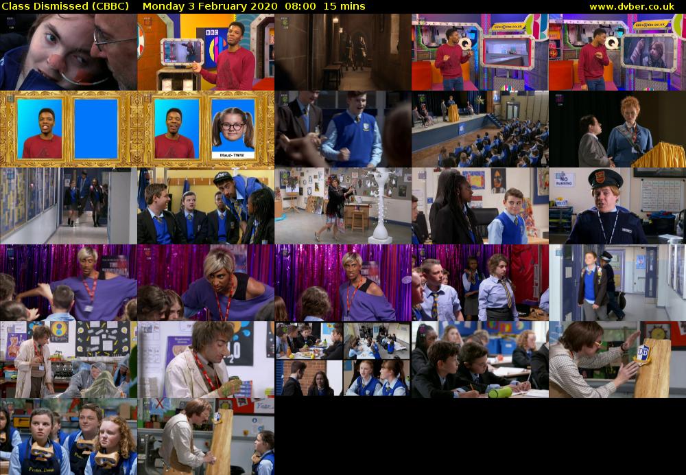 Class Dismissed (CBBC) Monday 3 February 2020 08:00 - 08:15