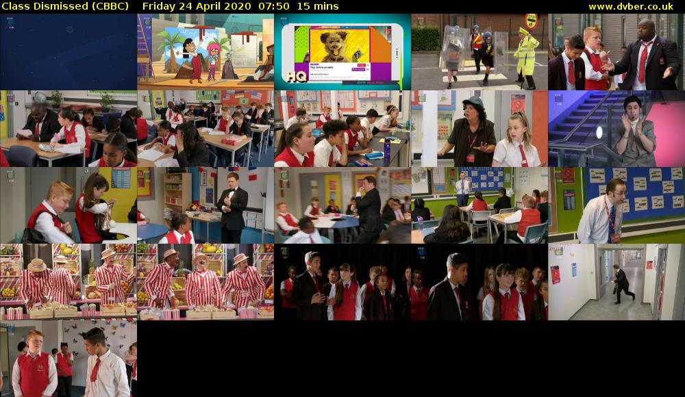 Class Dismissed (CBBC) Friday 24 April 2020 07:50 - 08:05