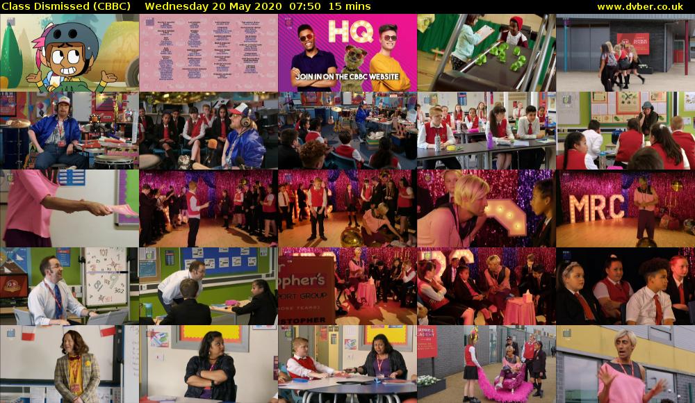 Class Dismissed (CBBC) Wednesday 20 May 2020 07:50 - 08:05