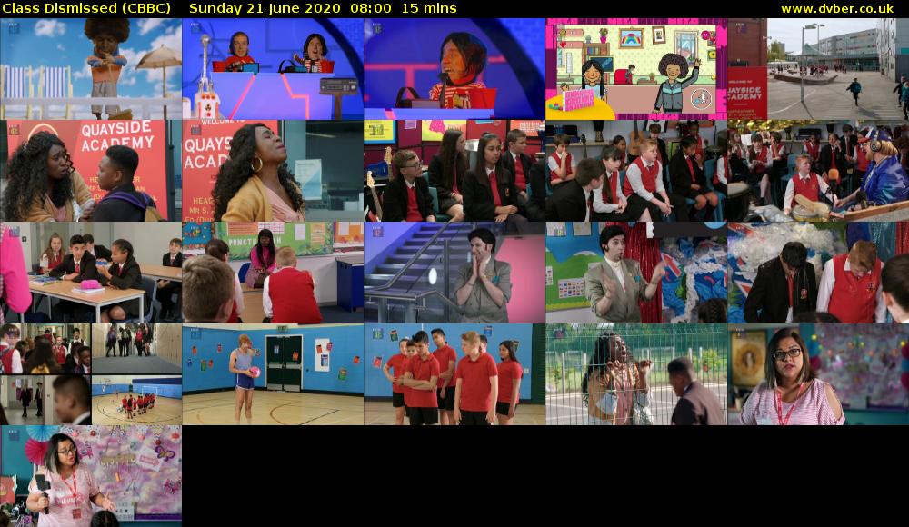 Class Dismissed (CBBC) Sunday 21 June 2020 08:00 - 08:15