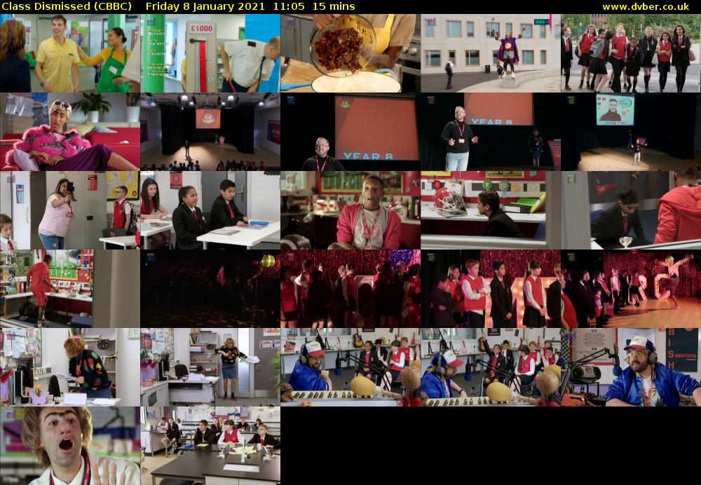 Class Dismissed (CBBC) Friday 8 January 2021 11:05 - 11:20