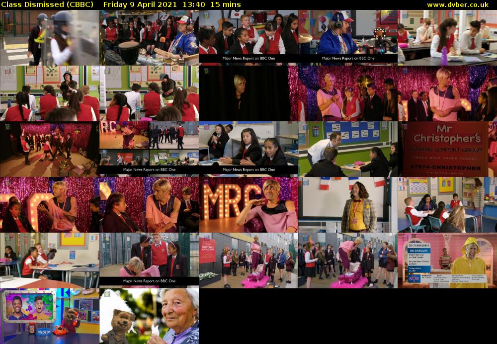 Class Dismissed (CBBC) Friday 9 April 2021 13:40 - 13:55