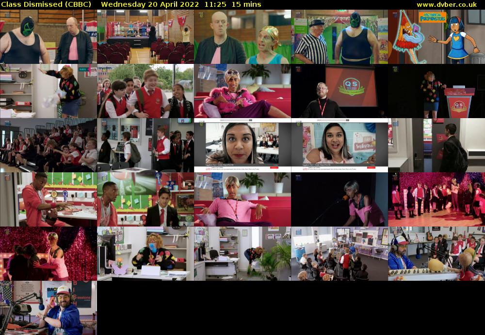 Class Dismissed (CBBC) Wednesday 20 April 2022 11:25 - 11:40
