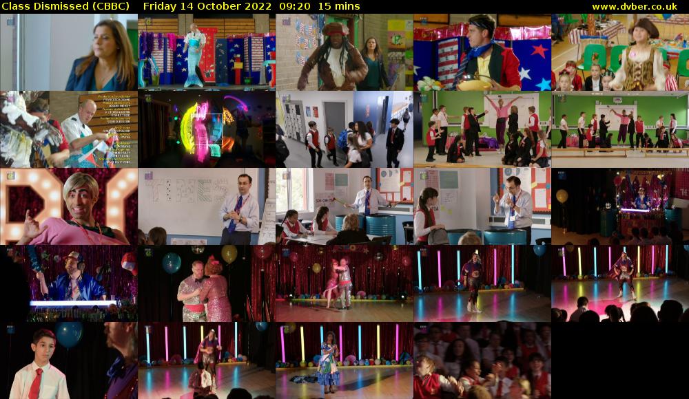 Class Dismissed (CBBC) Friday 14 October 2022 09:20 - 09:35