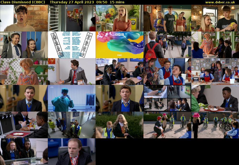 Class Dismissed (CBBC) Thursday 27 April 2023 09:50 - 10:05