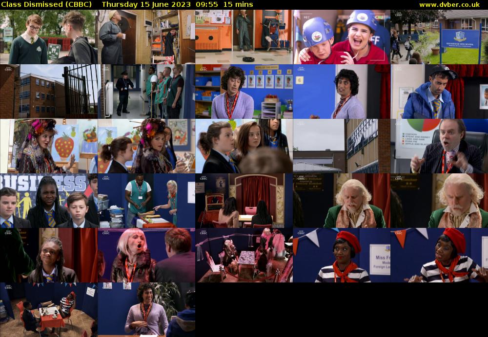 Class Dismissed (CBBC) Thursday 15 June 2023 09:55 - 10:10